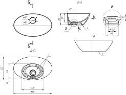 Dreja Тумба с раковиной Box Line 120 подвесная белая – фотография-20