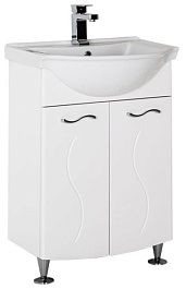 Aquanet Мебель для ванной "Моника 60" белый – фотография-9