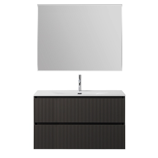 BelBagno Тумба под раковину Uno 100 подвесная Темно-Серый матовый – картинка-13