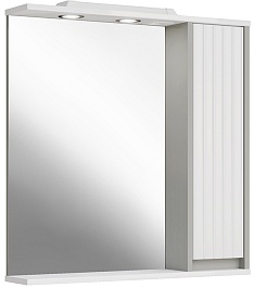 ASB-Mebel Зеркальный шкаф Мирано 75 R слоновая кость – фотография-2