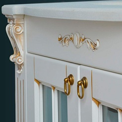 Атолл Мебель для ванной Александрия 85 K дорато – фотография-5