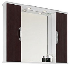 Водолей Зеркальный шкаф Лира 105 венге – фотография-1