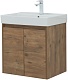 Aquanet Тумба под раковину Nova Lite 60 2 дверцы подвесная дуб рустикальный – фотография-16