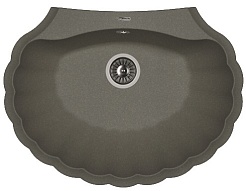 Florentina Мойка гранитная Гребешок черный – фотография-1