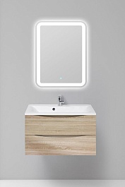 BelBagno Тумба с раковиной Marino 80 подвесная Rovere Bianco – фотография-7