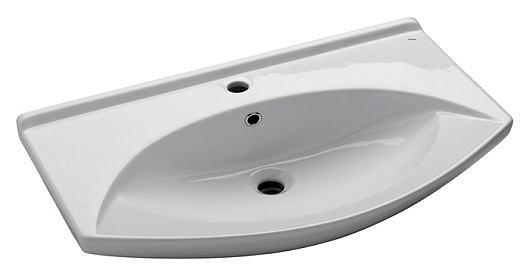 Misty Тумба с раковиной Джулия 120 прямая красная – фотография-4