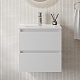 Teymi Тумба под раковину Laina 50 подвесная белая матовая – картинка-14