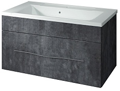 Какса-а Тумба для умывальника Кристалл 80 серая