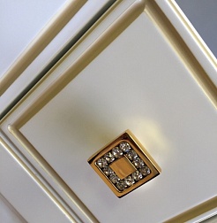 Opadiris Тумба с раковиной Лаура 120 белая с бежевой патиной – фотография-2