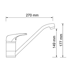 WasserKRAFT Смеситель для кухни "Oder 6307" – фотография-6