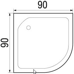 River Душевая кабина AMUR 90/26 МТ Б/К – фотография-4