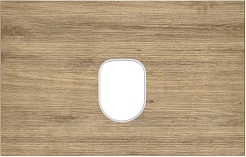 Акватон Мебель для ванной Либерти 70 Mila 50 белая/дуб эльвезия – фотография-10