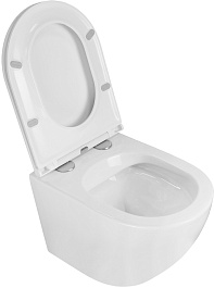 Azario Унитаз подвесной Grado AZ-0046N безободковый белый – фотография-6