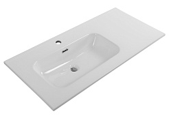 BelBagno Тумба с раковиной Etna 100 L подвесная Bianco Lucido – фотография-16