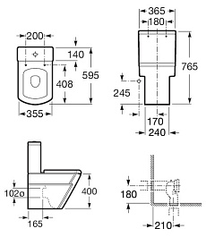 Roca Унитаз-компакт Hall 342628000 – фотография-4