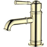 Aquatek Смеситель для раковины Классик AQ1510PG полированное золото