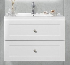 BelBagno Тумба с раковиной DUBLIN-850 Bianco Lucido – фотография-1