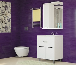 Mixline Зеркало-шкаф Этьен 65 L белый – фотография-4