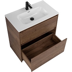 BelBagno Тумба с раковиной Kraft 100 напольная Rovere Tabacco с раковиной BB1000ETL – фотография-3