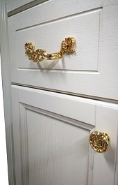 ValenHouse Пенал Эллина 40 слоновая кость L, фурнитура золото – фотография-7