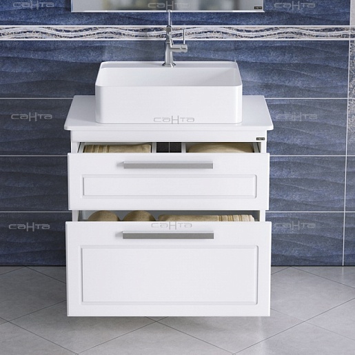 СанТа Тумба с раковиной Нептун 80 – картинка-2