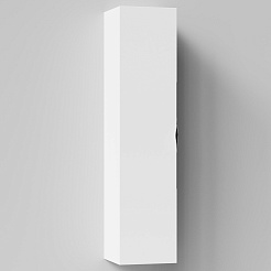 Водолей Шкаф пенал подвесной Марко 35 L 1 дверка белый – фотография-2