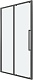 Grossman Душевая дверь в нишу Cosmo 120x195 профиль графит сатин стекло прозрачное – фотография-13