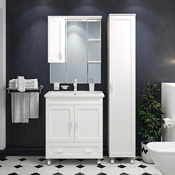 Misty Мебель для ванной Дива 75 L белая – фотография-2