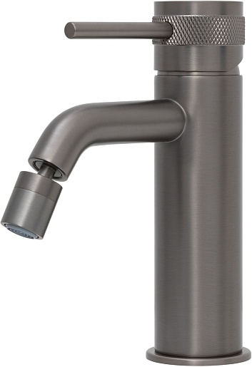 Allen Brau Смеситель для биде Priority 5.31A04-MG (с донным клапаном) графит браш – фото-1