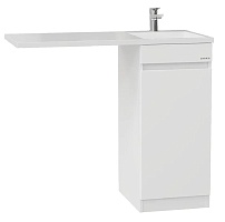 Onika Тумба с раковиной Милтон Нова 38 напольная под стиральную машину белая