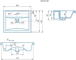 Onika Мебель для ванной Тимбер 50 L белая матовая/дуб сонома – фотография-14