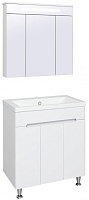 Runo Мебель для ванной Парма 75 напольная, 3 двери