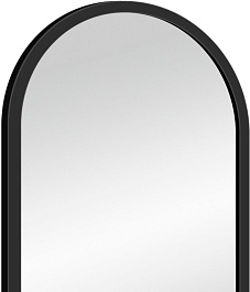 Continent Зеркало Prime Black Led 450x800 – фотография-3