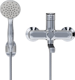 Aringa Смеситель для ванны и душа Рейн AR02001CH универсальный хром – фотография-2