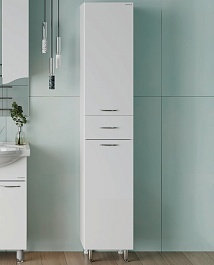 Onika Шкаф пенал Модерн 36 L с б/к белый – фотография-5