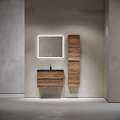 Sancos Тумба с раковиной Urban 80 дуб чарльстон раковина Element 81 CN7005MB – фотография-4