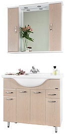 Водолей Мебель для ванной Колумбия 95 дуб – фотография-1