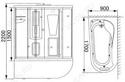 Appollo Душевой бокс A-0737 L/R – фотография-4