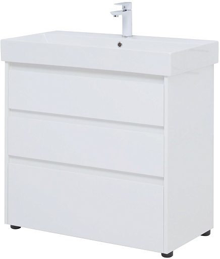 Aquanet Мебель для ванной Nova Lite 85 белая глянцевая – картинка-5