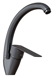 Mixline Смеситель для кухни 35k ML15-032GR графит – фотография-2