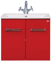 Misty Тумба для умывальника Атланта 60 алый мак