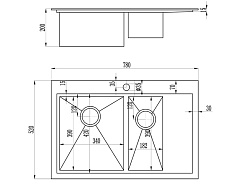 Zorg Кухонная мойка Master Olimpia ZM X-7852-2-L – фотография-2