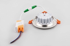 Feron Светодиодный светильник AL613 встраиваемый 7W 4000K серебристый – фотография-2