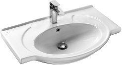 Stella Polare Мебель для ванной Кармела 75 люкс белое серебро – фотография-24