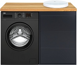 Brevita Тумба под раковину Grafit 60 графит – фотография-1