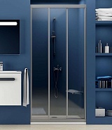 Ravak Душевая дверь в нишу ASDP3-100 Transparent, профиль сатин