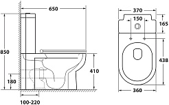 Owl 1975 Бачок унитаза-компакта Artic Cirkel-G – фотография-7