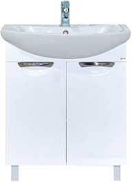 Misty Тумба с раковиной Лаванда 70 прямая – фотография-1