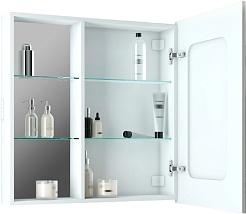 Mixline Зеркальный шкаф Аккорд Женева 80 R белый – фотография-3