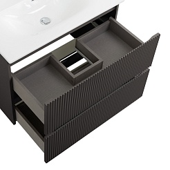 BelBagno Тумба под раковину Uno 90 подвесная Темно-Серый матовый – фотография-6